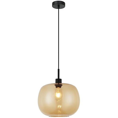  Luster na sajli ALAN 1xE27/40W/230V zadimljeno bež/crna Slike