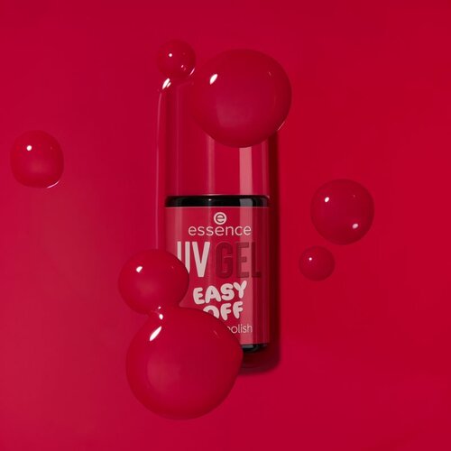 Essence UV GEL EASY OFF gel lak za nohte z uporabo UV/LED lučke odtenek 106 - pomegranate, please! 5 ml Slike
