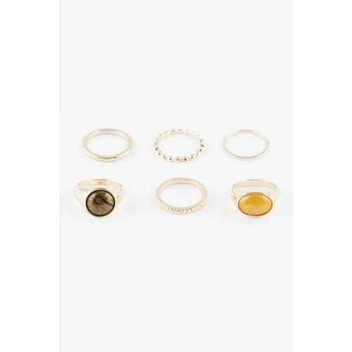 Defacto Women's 6-piece Gold Ring