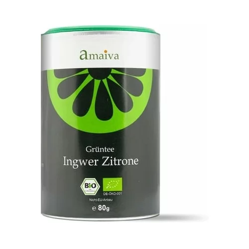 Amaiva Ingver limona - bio zeleni čaj - 85 g