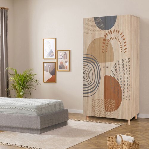 Woody Fashion Ormar Lidya 2 90x192x52cm Hrast Cene