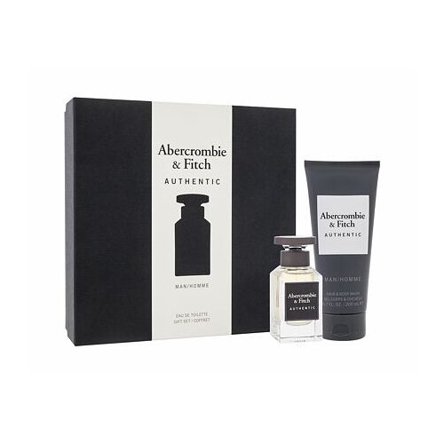 Abercrombie & Fitch Authentic darilni set toaletna voda 50 ml + gel za prhanje 200 ml za moške Cene