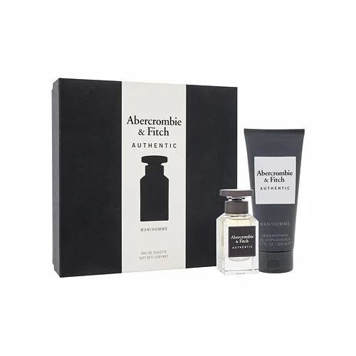 Abercrombie & Fitch Authentic darilni set toaletna voda 50 ml + gel za prhanje 200 ml za moške