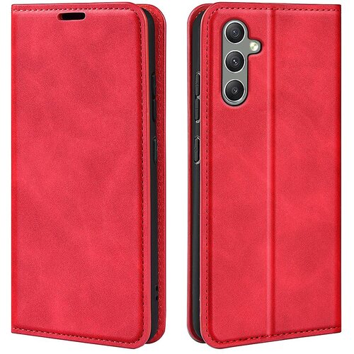 INORCO Za Samsung Galaxy A34 5G ovitek za telefon Waxy Crazy Horse s teksturo stojalo, denarnica, etui za mobilni telefon, (22036699) Slike
