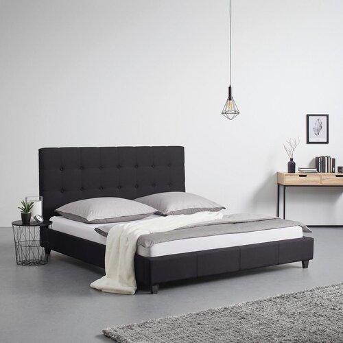 Bessagi Home Oblazinjena Postelja Frederico, Črna, 180 X 200 Cm Slike