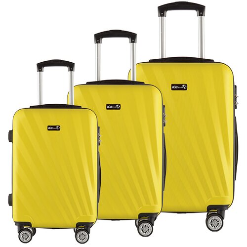  Putni koferi Aga Travel MR4653-Yellow - žuti Cijene