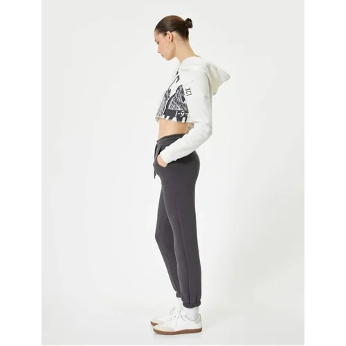 Koton Jogger Sweatpants with Tie Waist Pocket