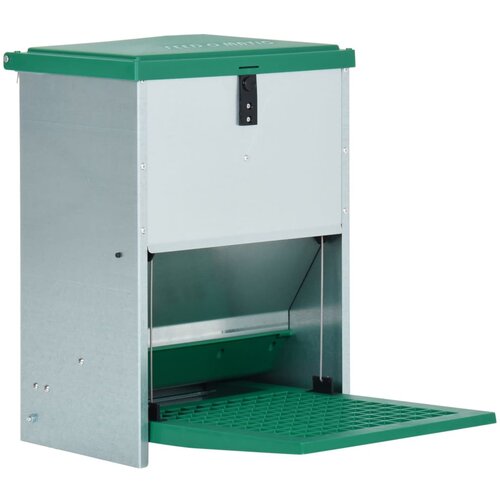 VidaXL Feedomatic automatska hranilica za perad s gazi&amp;scaron;tem 12 kg Slike