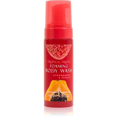 The Somerset Toiletry Co. Tropical Fruits Strawberry & Papaya pena za umivanje za telo 140 ml Cene