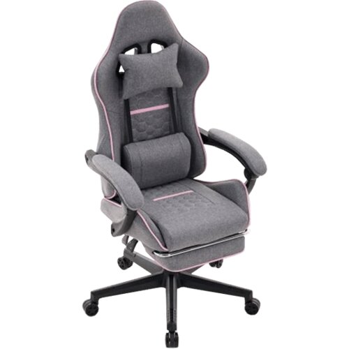 Oblivion gaming oprema Gejmerska stolica ePlayGame HC-4095 FABRIC PG sivo roze Cene