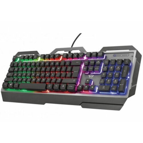 Trust tastatura ziva žična/led/gaming/crna Slike