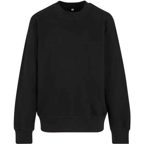 Urban Classics Boys&amp;#039; sweatshirt Light Terry Crew black Slike
