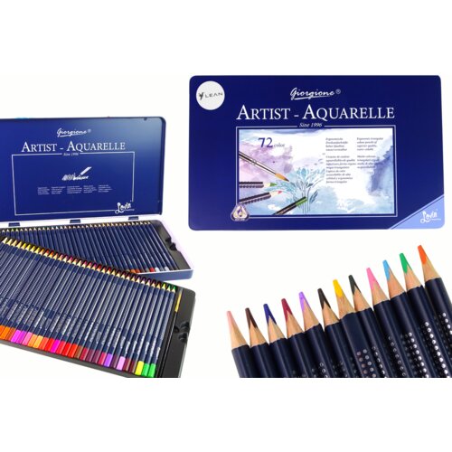  Set of 72 Watercolor Pencils Metal Container Cijene