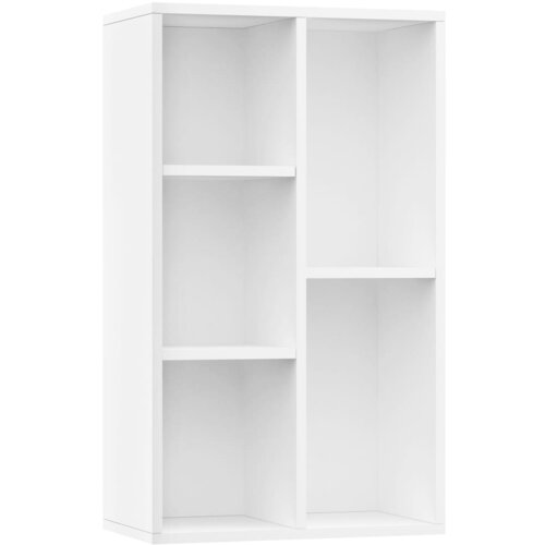 Maison Chic Knjižna omara - Knjižni regal bela 50x25x80 cm iverna plošča, (21725934) Cene