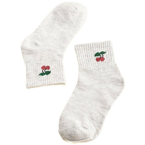TRENDI children's socks light gray cherry Slike