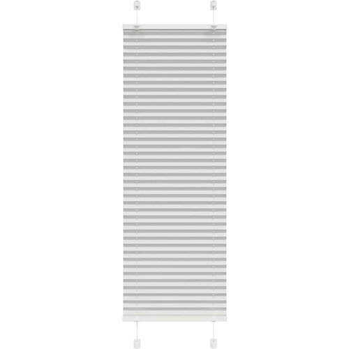 vidaXL Plisirana roleta svijetlosiva 40x100 cm širina tkanine Cene