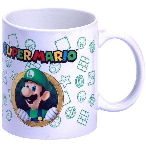 Nintendo Super Mario Bros Luigi Mug + Money box set Slike