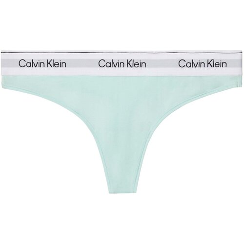 Calvin Klein Jeans Spodnje hlače Thong Zelena Slike