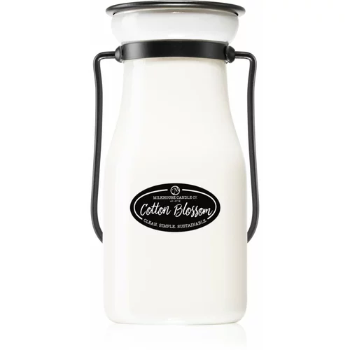 Milkhouse Candle Co. Creamery Cotton Blossom mirisna svijeća Milkbottle 227 g