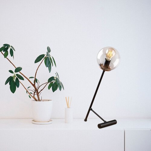 Opviq Stona lampa E27 Grlo, Crna Cene