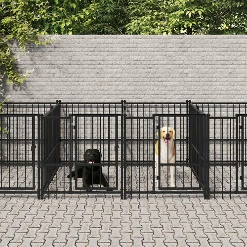  vanjski kavez za pse čelični 7 51 m²