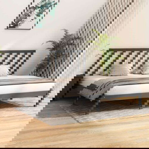  Za krevet od masivne borovine sivi 200 x 200 cm Cene