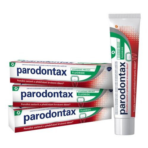 Parodontax Fluoride Trio zubna pasta 1 set Slike