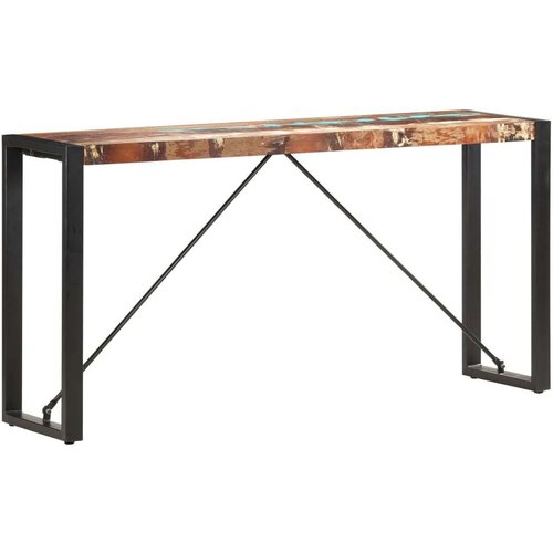  Konzolni stol 150 x 35 x 76 cm od masivnog obnovljenog drva Slike