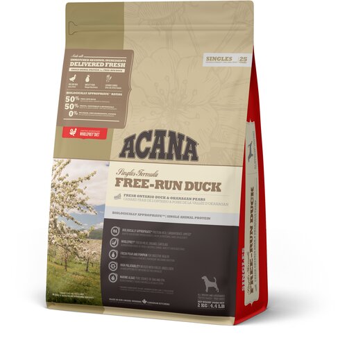 Acana Suva hrana za osetljive pse Single Adult Free-Run Pačetina, 2kg Cene