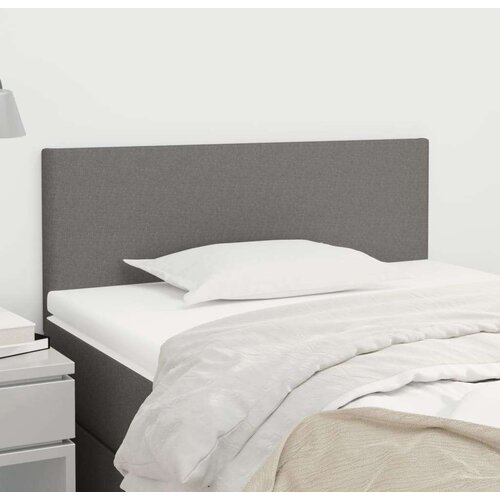 Posteljno vzglavje temno sivo 100x5x78/88 cm blago, (20738748) Slike