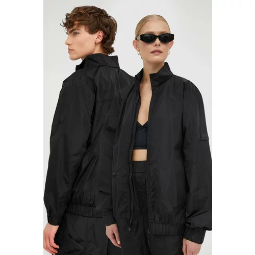 Rains Kišna jakna Track Jacket 18900 boja: crna, za prijelazno razdoblje, oversize, 18900.01-01Black