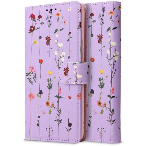 Onasi preklopna torbica wallet denarnica fancy diary samsung galaxy A35 - pomlad vijola Cene