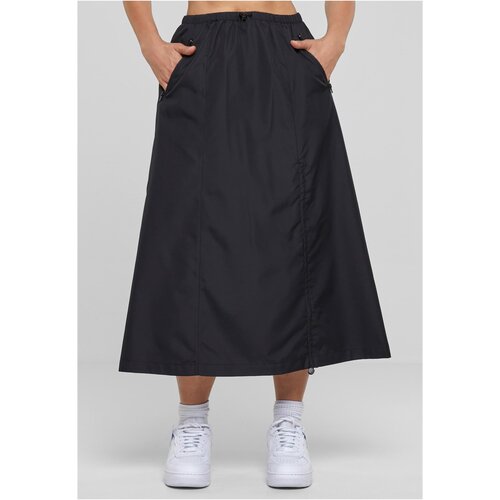Urban Classics Women&amp;#039;s Ripstop Parachute Midi Skirt Black Slike