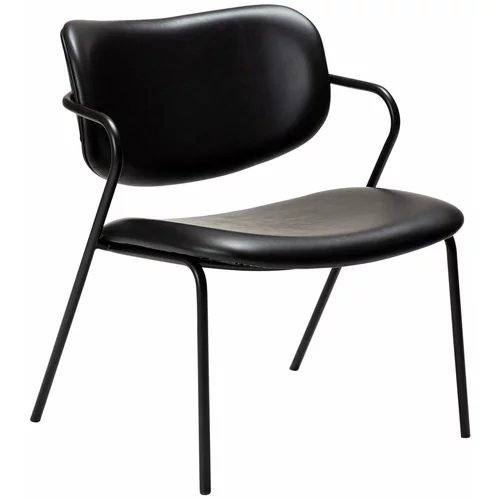 DAN-FORM Denmark Crna fotelja od imitacije kože Zed -