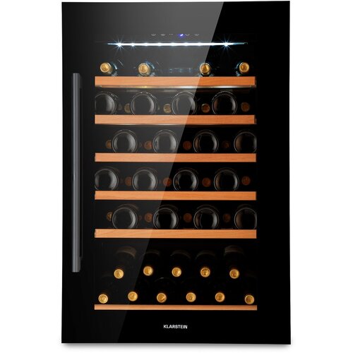 Klarstein Vinsider 52 Built-In Uno, ugradbeni ormarić za vino, 52 boce, 137 litara, nehrđajući čelik Cijene