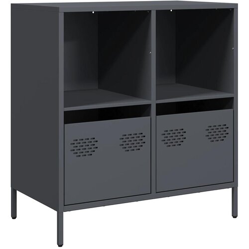 Maison Chic Komoda - Predalnik antracit 68x39x73,5 cm hladno valjano jeklo, (21718438) Slike