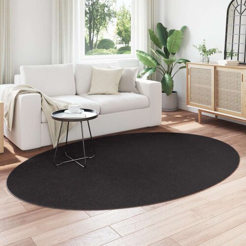  Tepih HUARTE Crna 160x230 cm Oval Slike