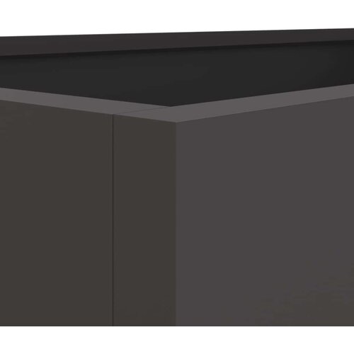 VidaXL Sadilica crna 62 x 47 x 46 cm od hladno valjanog čelika Slike