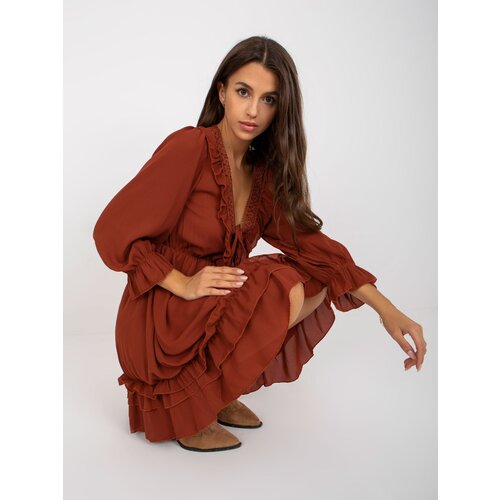 Och Bella Dress-TW-SK-BI-0761-1.73P-dark orange Slike