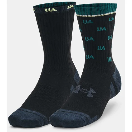 Under Armour Socks UA Perf Cotton Nov 2pk Mid-BLK - unisex