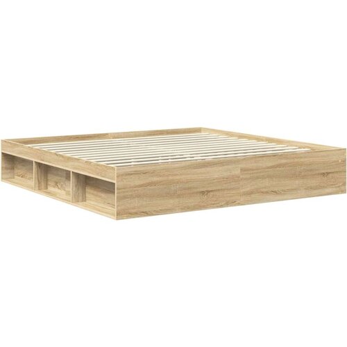  Okvir za krevet Sonoma 200 x 200 cm Čvrsto borovo drvo Slike