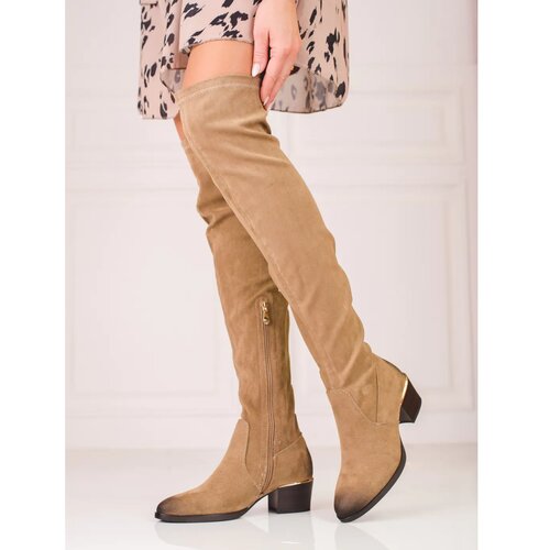 VINCEZA Women's suede musketeers Cijene