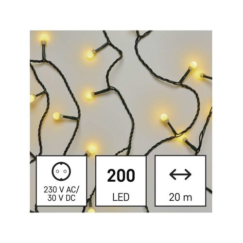 Emos LED lanac od cherry - kuglice 20m MTG-D5AW03 Slike
