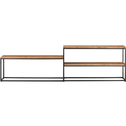 Maison Chic TV omarica - TV stojalo - Televizijska omarica 180x30x50 cm trden akacijev les, (21700109) Cene