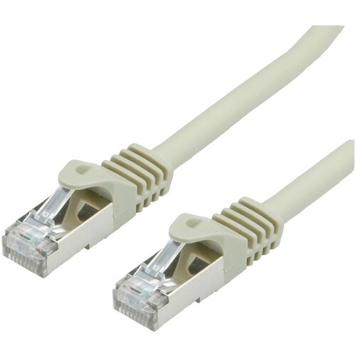 Value 21990852 RJ45 omrežni kabel\, Patch kabel CAT 6a S/FTP 2.00 m siva 1 kos, (20630657) Cene