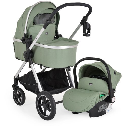 Moni kolica za bebe Alina 2u1 &amp;ndash; Dark Green Slike