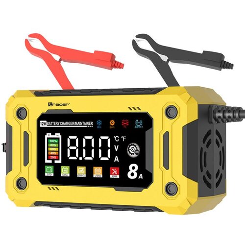 Tracer Pametni punjač za akumulatore 12V 8A sa 9-stepenim punjenjem DT128 Cene