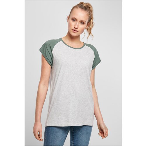 UC Ladies Women&amp;#039;s contrasting raglan T-shirt light grey/pale &amp;eacute;fne Slike