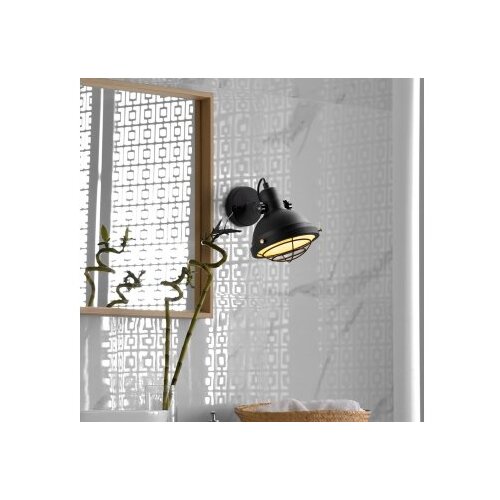Opviq vall lamp zidna crna lampa spoly 13803 Slike
