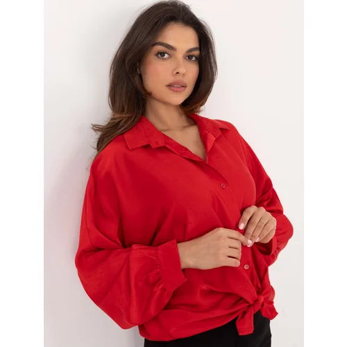 Italy Moda Shirt-DHJ-KS-16528.34-Red